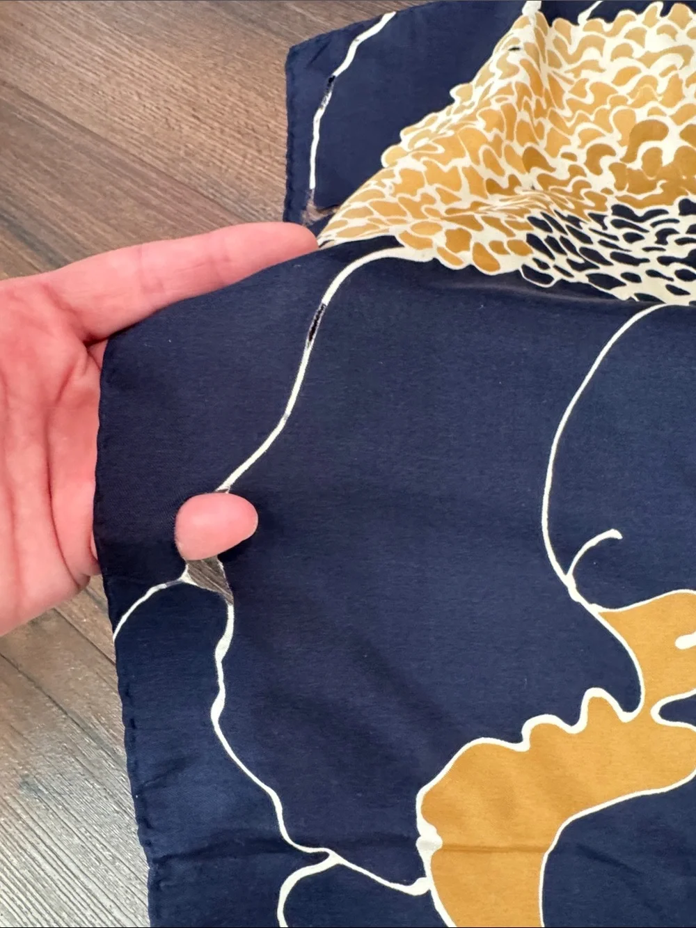 Floral Christian Dior Silk Scarf *Flawed*